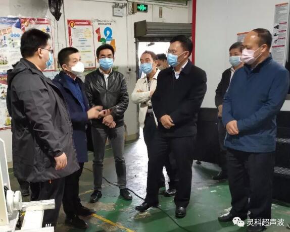 張宜生副市長一線督導抗疫物資生產(chǎn)