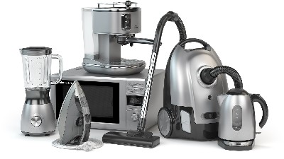 千庫網(wǎng)_家用電器。在 w 上隔離的家用廚房工藝集_攝影圖編號20173254